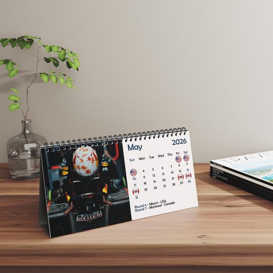 Discover 2026 Yuki Tsunoda Desk Calendar | 2026 Desk Calendar | Yuki Tsunoda