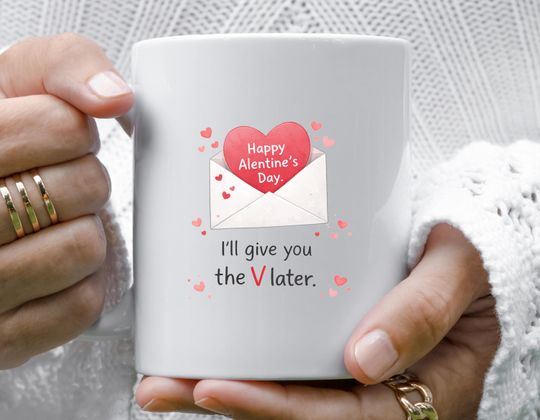 Discover Funny Valentine's Mug, Happy Alentines Day, Humorous Mug