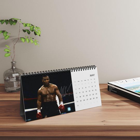 Discover 2026 Mike Tyson Desk Calendar | 2026 Desk Calendar | Mike Tyson | Boxing Calendar | Boxing Wall Art | Mike Tyson Calendar | Sports Calendar