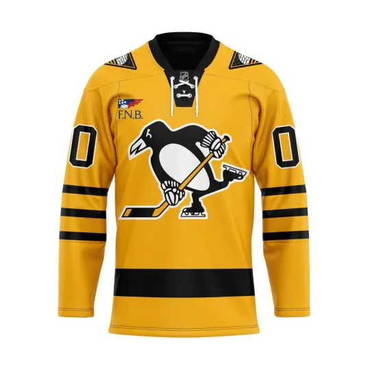 Discover Personalized Pittsburgh Penguins 2025/26 Third Lace Hockey Shirt Men's Fan Gear