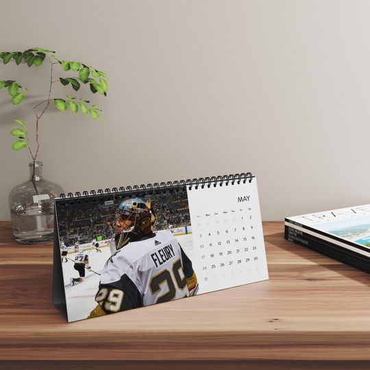 Discover 2026 Marc-Andre Fleury Desk Calendar | 2026 Desk Calendar | Marc-Andre Fleury | Ice Hockey Player | Ice Hockey Calendar | Ice Hockey Poster