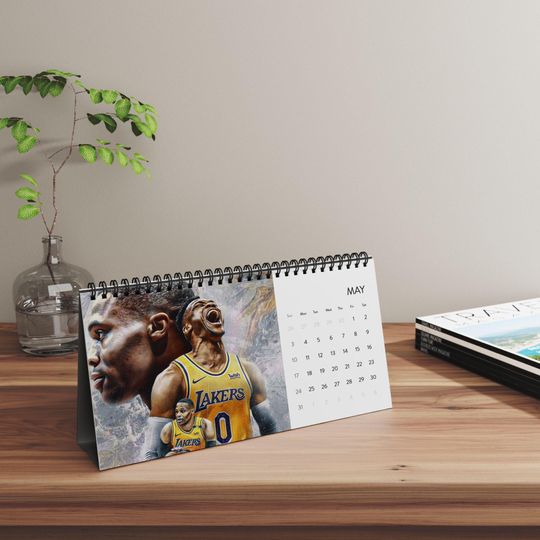 Discover 2026 Russel Westbrook Desk Calendar | 2026 Desk Calendar | Russel Westbrook| Basketball Player | Basketball Calendar | Basketball Poster