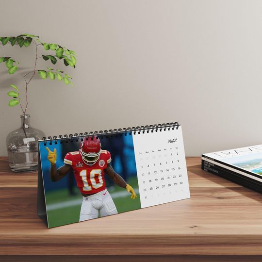 Discover 2026 Tyreek Hill Desk Calendar | 2026 Desk Calendar | Tyreek Hill | Miami Dolphins | football Calendar | Football Poster