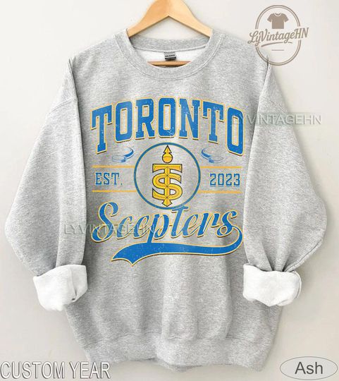 Discover Toronto Scepters Vintage Sweatshirt, Crewneck, Hockey Fan Women’s Sweatshirt, Retro 90s Hockey Sweatshirt