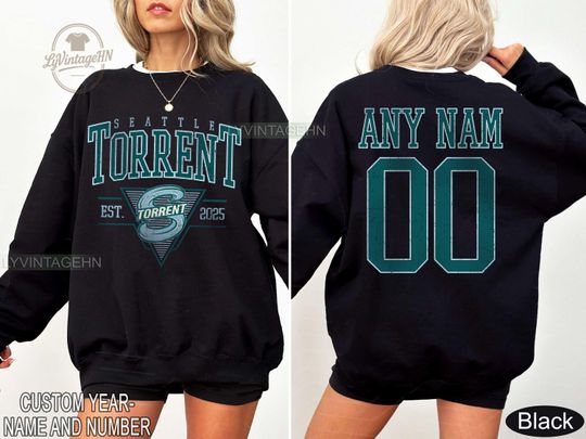 Discover Customized Seattle Torrent Sweatshirt, Hockey Design, Christmas Gift