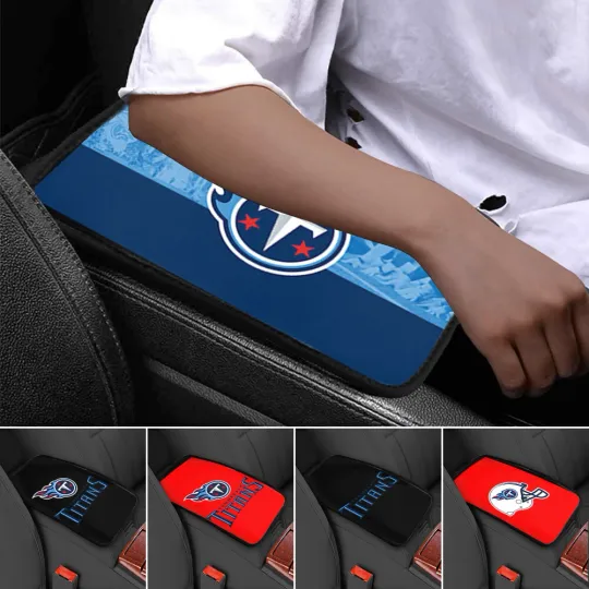 Discover Tennessee Football Car Armrest Cushion Auto Handrail Box Cover Center Console Pad