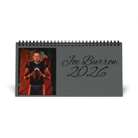 Discover Joe Burrow 2026 desk calendar