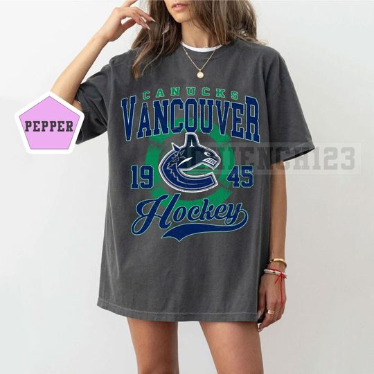 Discover Comfort Colors Vancouver Canucks Hockey T-Shirt Unisex Soft Fit Game Day Apparel