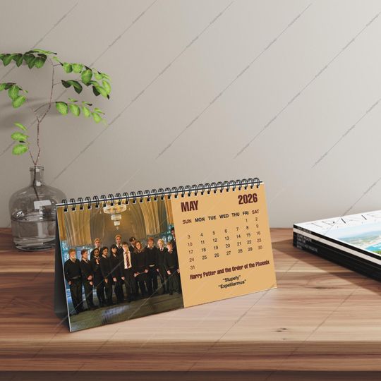 Discover 2026 Harry Potter Desk Calendar | 2026 Desk Calendar | Harry Potter | 2026 Calendar | Movie Calendar