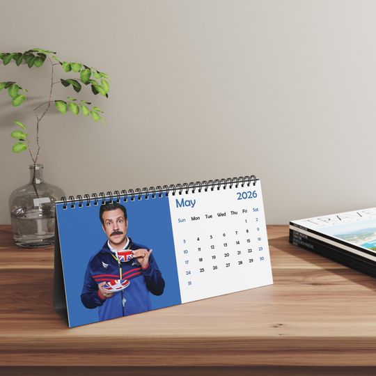 Discover 2026 Ted Lasso Desk Calendar | 2026 Desk Calendar | Ted Lasso | Movie Calendar | 2026 Calendar | Jason Sudeikis | Brendan Hunt