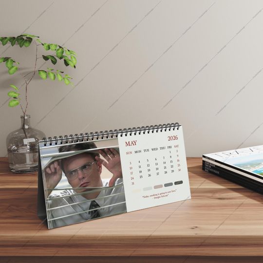 Discover 2026 The Office Desk Calendar | 2026 Desk Calendar | Michael Scoot | 2026 Calendar | TV Show Calendar | Dwight Schute