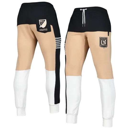 Discover Men's Black and White LAFC Jogger