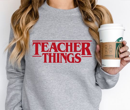 Discover Teacher Things Sweatshirt, Funny Teacher Gift