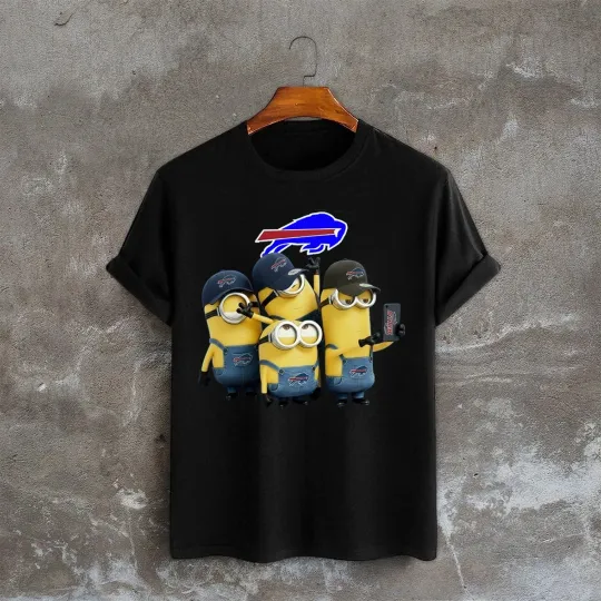 Discover Buffalo Bills Minions football Football Unisex Tshirt