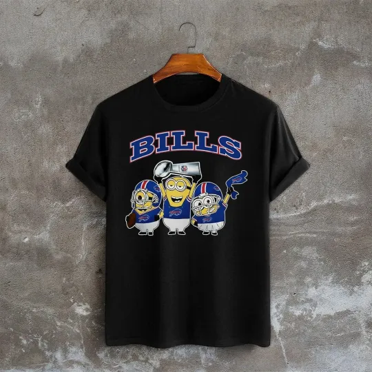 Discover Buffalo Bills Minions Celebrate Football Unisex Tshirt