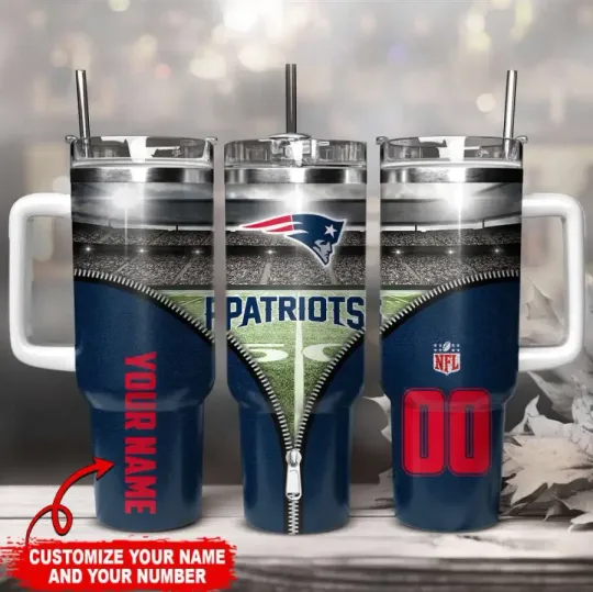 Discover New England Football Team Patriotss 40oz Tumbler With Handle