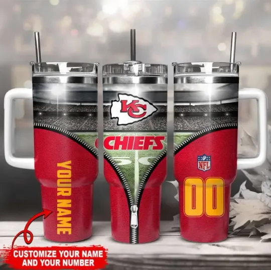 Discover Kansas City Football Team KC Chiefss 40oz Tumbler With Handle