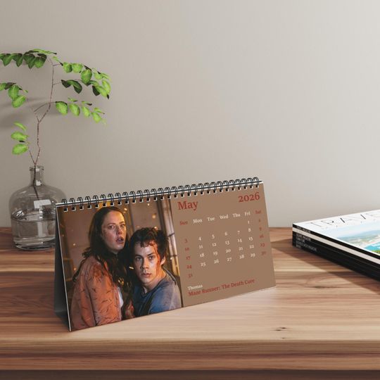 Discover 2026 Dylan O'Brien Desk Calendar | 2026 Desk Calendar | Dylan O Brien | Movie Calendar | 2026 Calendar | Teen Wolf | Maze Runner