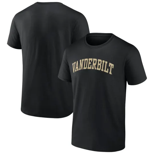 Men's Black Vanderbilt Commodores Arch T-Shirt