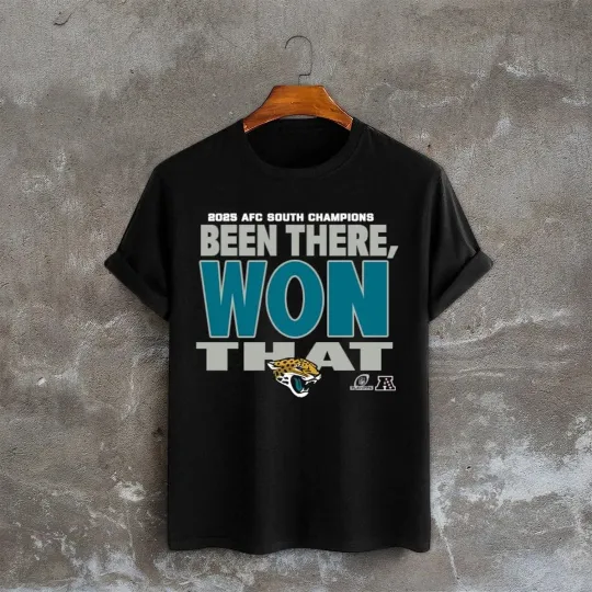 Discover Jacksonville Jaguars 2025 AFC South Champions TShirt