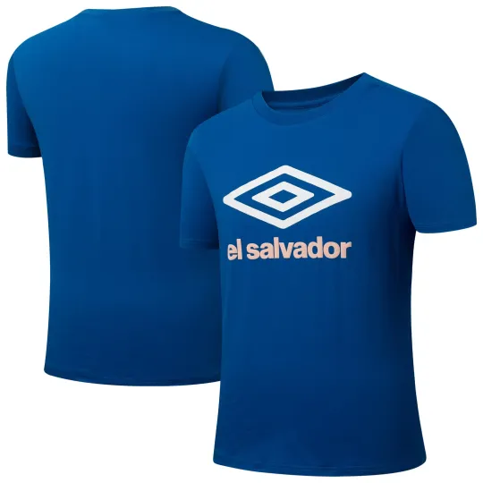 Discover Men's Umbro Blue El Salvador National Team Graphic T-Shirt
