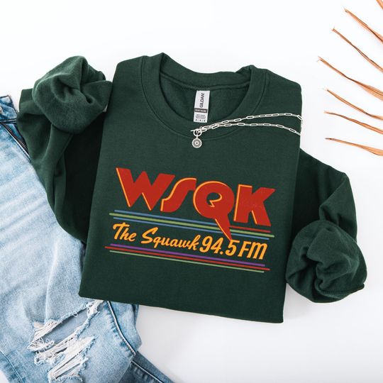 Discover Wsqk Sweatshirt, The Squawk 94.5 Fm Hoodie, Lucas Quote Movie Sweater, Radio Pullover