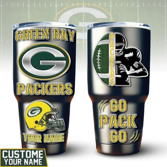 Discover Green Bay Football Team Packerss 40oz Tumbler With Straw Vacuum Insulated