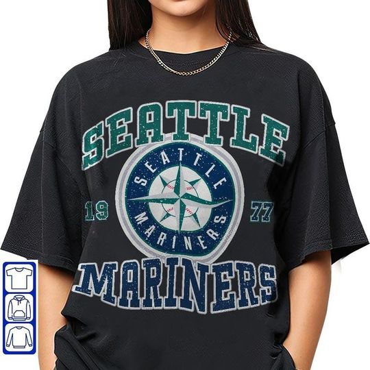 Discover Seattle Mariners Shirt, Vintage Seattle Mariners Shirt, Unisex Mariners Tee, Seattle Mariners Fan Gift, Baseball Lover Sweatshirt Hoodie