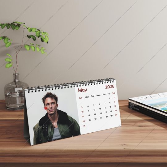 2026 Drew Starkey Desk Calendar | 2026 Desk Calendar | Drew Starkey | Movie Calendar | 2026 Calendar | Love, Simon | OBX
