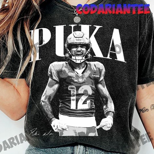 Discover Puka Nacua Grunge Comfort Color Shirt