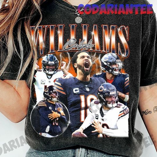 Discover Caleb Williams Chicago Football Vintage Comfort Colors Shirt
