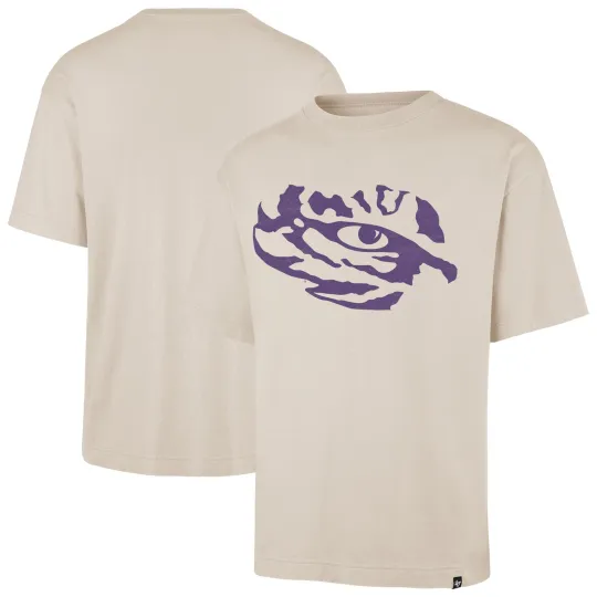 Discover Men's LSU Tigers Cream Ravine Foundation T-Shirt