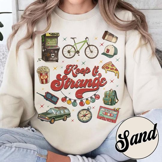 Discover Keep It Stranger Sweatshirt, Retro Safety Education Shirt, Funny ST5 Inspired Tee MN09