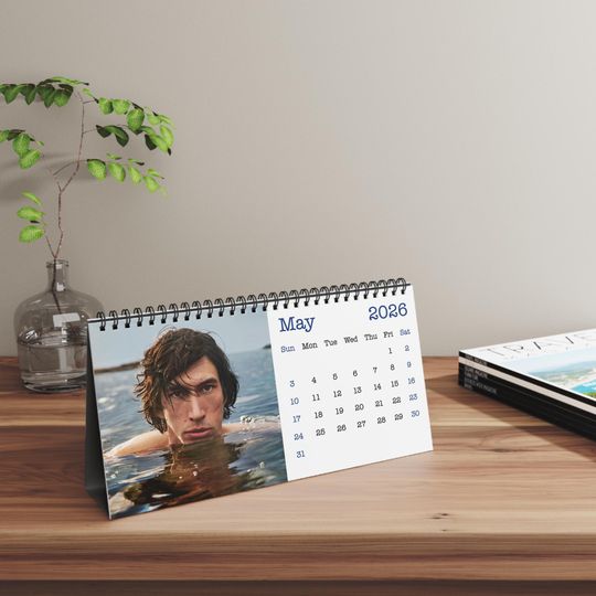 Discover 2026 Adam Driver Desk Calendar | 2026 Desk Calendar | Adam Driver | Movie Calendar | 2026 Calendar | Paterson | Marriage Story