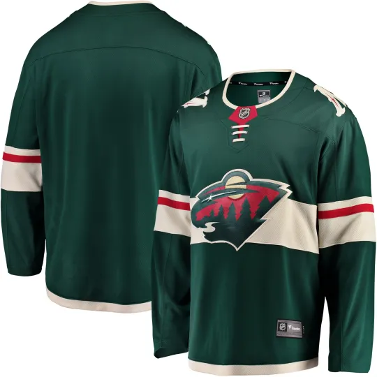 Discover Men's Fanatics Green Minnesota Wild Breakaway Home Jersey