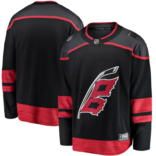 Discover Men's Fanatics Black Carolina Hurricanes Home Breakaway Jersey