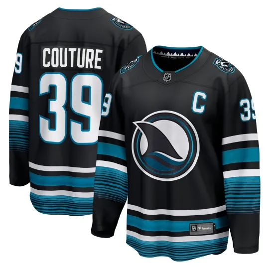 Discover Men's Fanatics Logan Couture Black San Jose Sharks Breakaway Jersey
