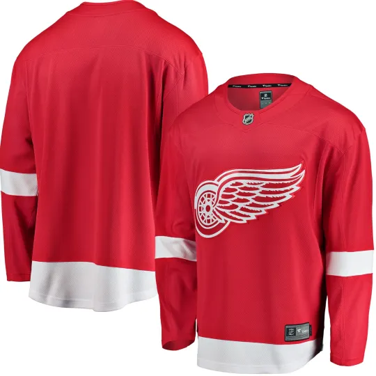 Discover Men's Fanatics Red Detroit Red Wings Breakaway Home Jersey