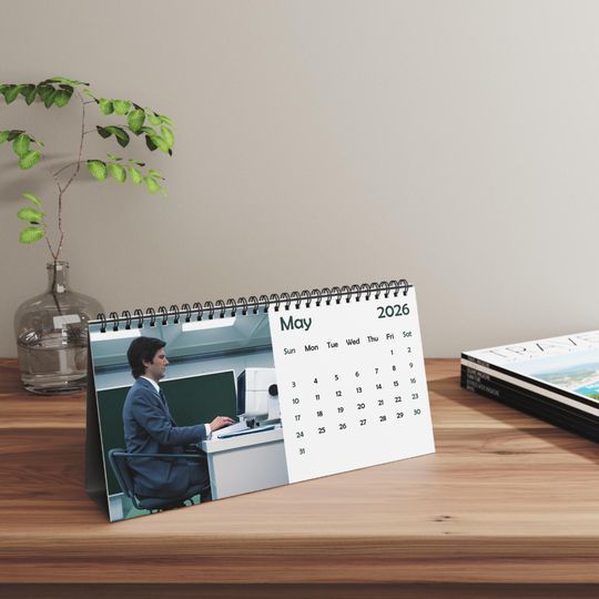 Discover 2026 Severance Desk Calendar | 2026 Desk Calendar | Severance | Movie Calendar | 2026 Calendar | Adam Scott | Mark Scout | Britt Lower