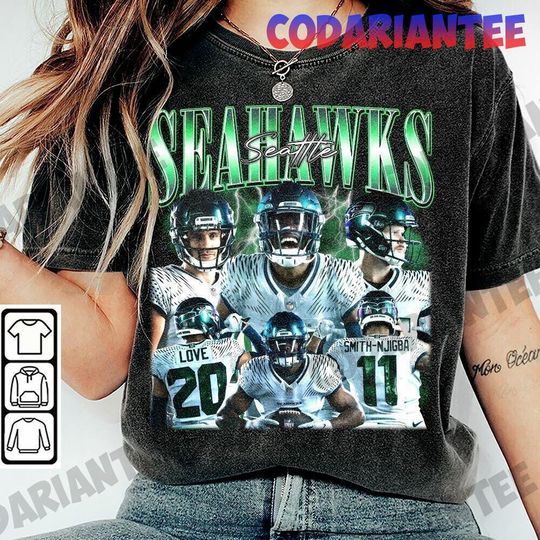 Discover Vintage Seattle Sport Shirt, Vintage 90s Sport Shirt, Seattle Football Shirt, Game Day Retro 90s Shirt, Gift For Fans