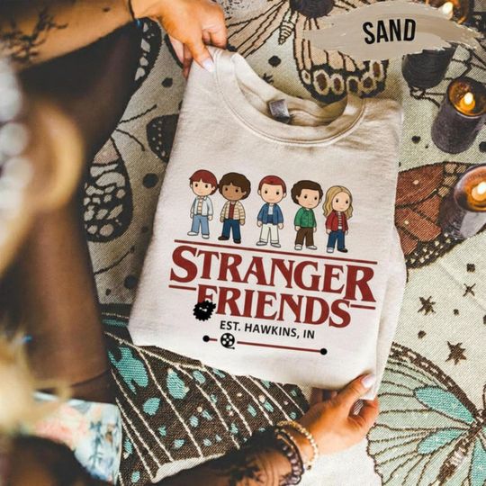 Stranger Things Inspired Sweatshirt, Upside Down Aesthetic, 80s Retro Unisex Crewneck