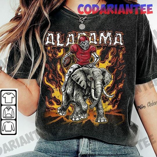 Discover Albm Football Skull Shirt, Vintage Game Day Tee, Unisex Football Fan Gift