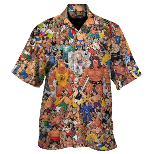 Discover Wrestling Character Hawaiian Shirt