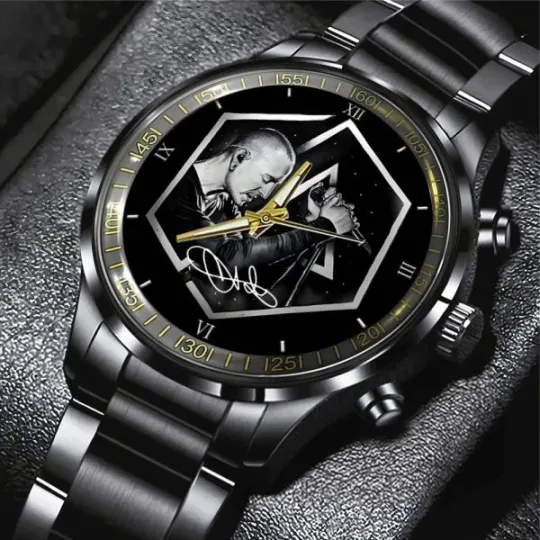 Discover Linkin Park x Chester Bennington Black Stainless Steel Watch