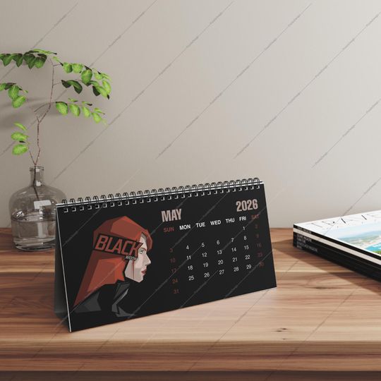 2026 Avengers Desk Calendar | 2026 Desk Calendar | Avengers | 2026 Calendar | Movie Calendar | Marvel Calendar | Captain America | Iron Man