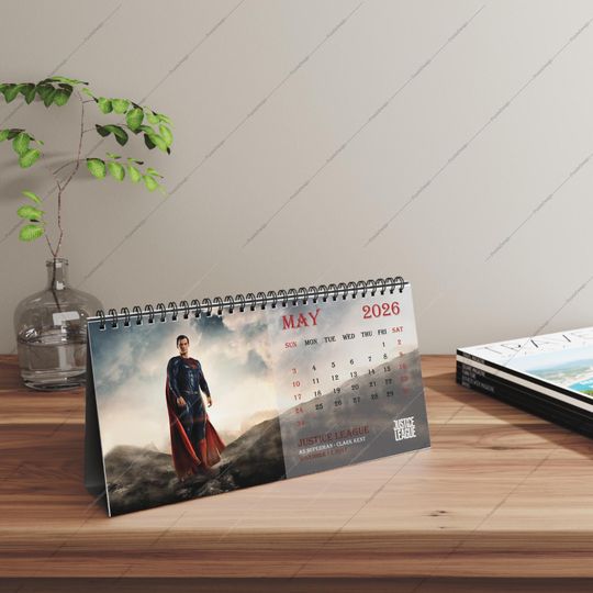 2026 Henry Cavill Desk Calendar | 2026 Desk Calendar | Henry Cavill | 2026 Calendar | TV Show Calendar | Movie Calendar
