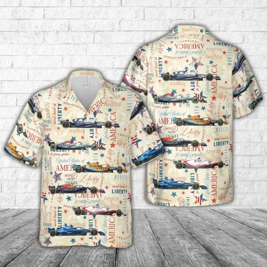 Discover F1 Formula One Teams 2022 4th Of July Hawaiian Shirt
