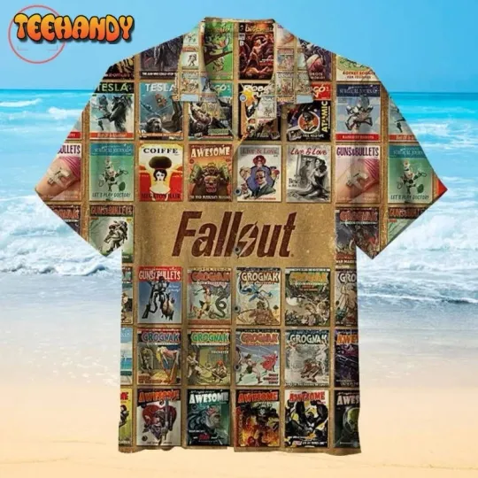 Discover Fall Out vintage Hawaiian Shirt