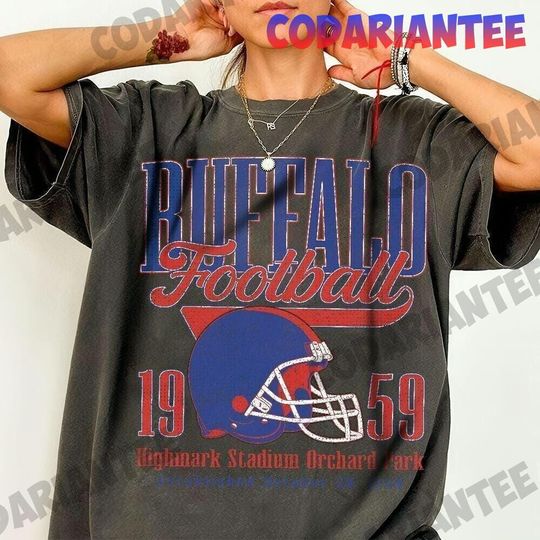 Discover Buffalo Football Vintage Style,T-Shirt, Retro 90s Football Graphic Tee, Football Game Day