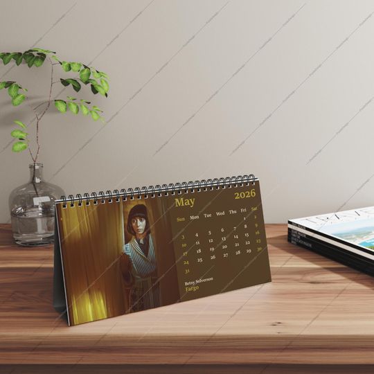 Discover 2026 Cristin Milioti Desk Calendar | 2026 Desk Calendar | Cristin Milioti | Movie Calendar | 2026 Calendar | Made for Love | Palm Springs
